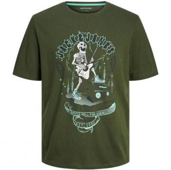 T-shirt Imprimé Col Ras Du Cou Jack & Jones Homme