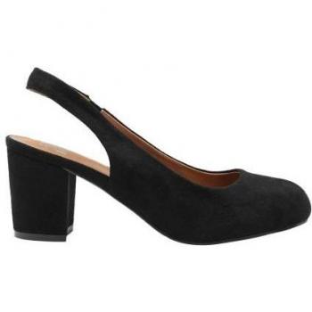 Zapatos de Tacón Extra Anchos para Señoras Edith Sling Back