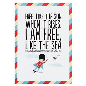 Superbritánico: Lámina Radiante, libre y azul
