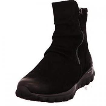 Bottes Gabor en Nubuck Noir Isolées pour Femme