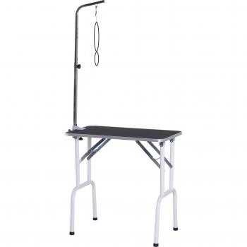 PawHut Folding Pet Grooming Table for Large Size Dogs with Heavy Duty Construction and Reinforced Frame Max Load 45 KG