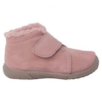 Bota de Niño con Tira Adherente y Cuello Tipo Borreguito