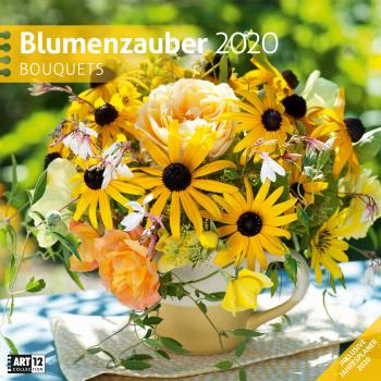 Blumenzauber 2020, Wandkalender / Broschürenkalender im Hochformat