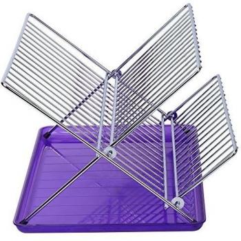 Escurreplatos Plegable de Acero Inoxidable Sauvic 350x255x230mm