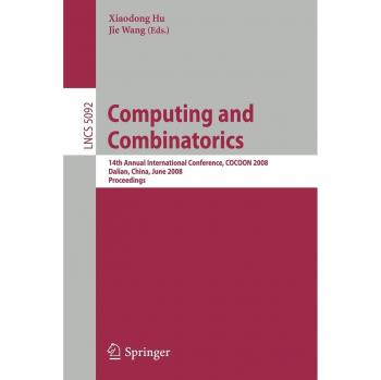 Computing and Combinatorics: 14th Annual International Conference, COCOON 2008 Dalian, China, June 27-29, 2008, Proceedings