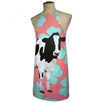 Rustic Friesian Cow Culinary Apron