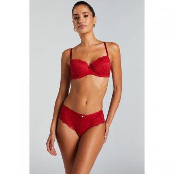 Brésilienne Marine Rouge Slip