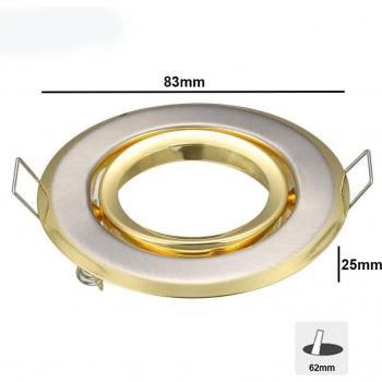 1PC Gold Recessed Spot LED Light Fixture 50W Neutral White