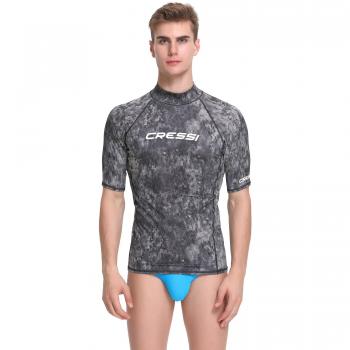 Cressi Rash Guard Haute Manches Courtes UV 50+ Homme Multicolore