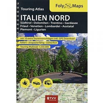 FolyMaps Touringatlas Italien Nord 1:250.000