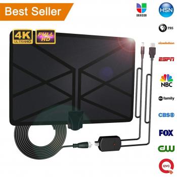 K 1080P Indoor TV Aerial for Local Channels