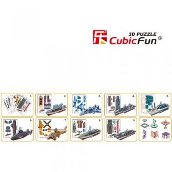Taktisches 3D-Mini‑Puzzle: Luftwaffe & Marine