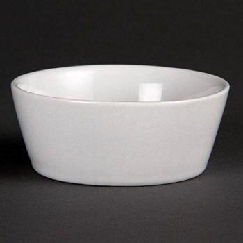 Olympia U162 Sloping Edge Bowl, White (Pack of 12)