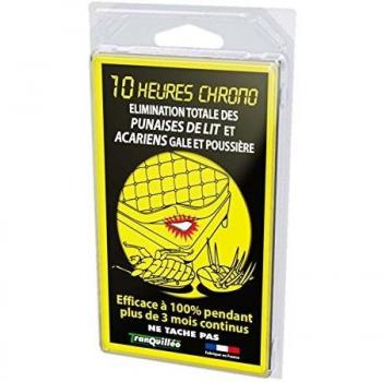 Plaquette anti-punaises et acariens lit