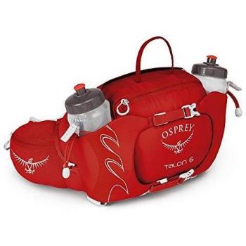 Osprey Talon 6 Unisex Hiking Lumbar Hydration Pack with 2x 570ml BPA Free Hydraulics™ Bottles