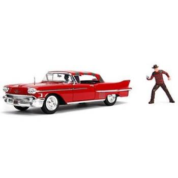 Jada 31102 Cadillac Nightmare Serie 62 del 1958 con personaggio di Freddy Krueger 1:24