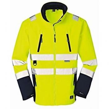 PROTECT WORKWEAR 4PROTECT® Warnschutz-Softshelljacke Pittsburgh leuchtgelb/navy 3476XXL 100% Pol