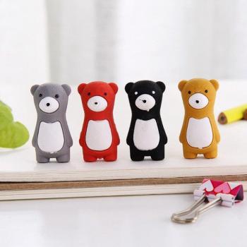 Gomme scolaire ours créatif