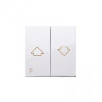 Pulsante e Interruttore Bianco Kontakt DKZP1/11