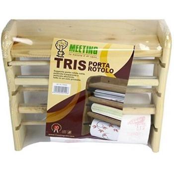 Porta rotolo legno chiaro Meeting 151