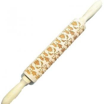 Christmas Themed Rolling Pin for Cookies and Fondant
