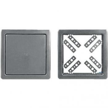 Haco Plaque d'Accès Acier Brossé 200x200mm