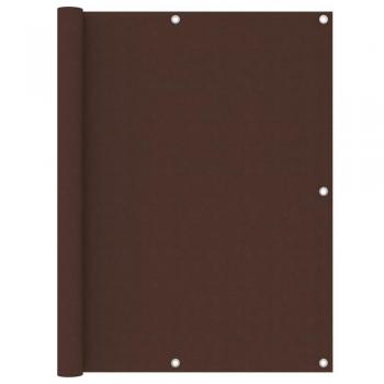 Ecran d'Intimité Extérieur Marron 120x600 cm