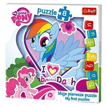 Kleines Pony Abenteuer – Rainbow Dash 8‑Teile‑Puzzle