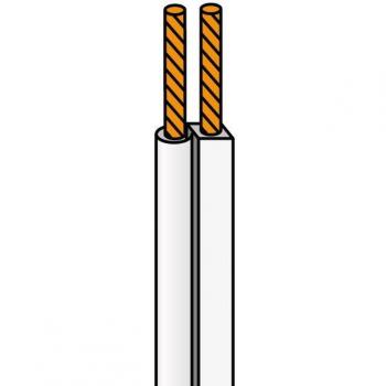 Cable Paralelo Nimo 2x1.5mm Blanco 9004