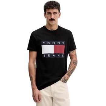 Tommy Hilfiger 3XL Black Short Sleeve Cotton Shirt (Men)