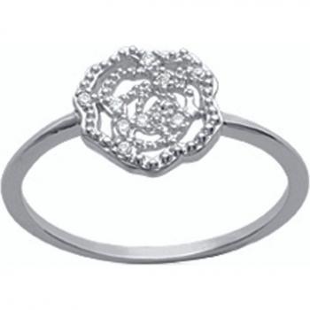 Bague 'Flora' in Argento Rhodiato