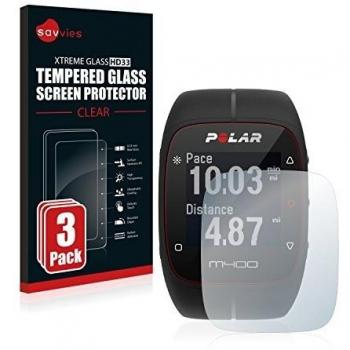 Savvies 9H Schutzglas für Polar M400 / M430 (3 Stück)