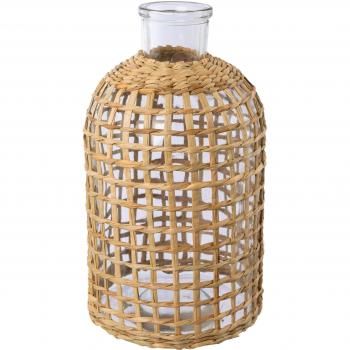 Cre8iv Home Tischvase – Glas mit feinem Netz