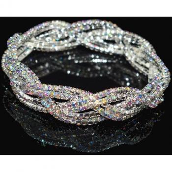 Reloj de Pulsera Mujer: Crystals & Gold Trim