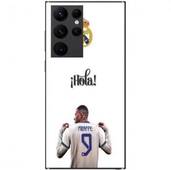 Coque Maniacase Galaxy S22 Ultra – Kylian Mbappé – Design Real Madrid 9 Hola