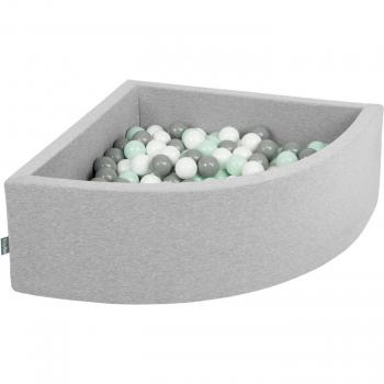 Boule‑Grise KiddyPool – 90×30 cm, 200 balles