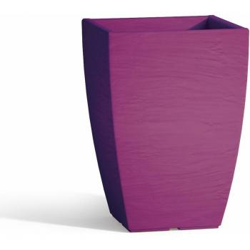 Maceta de Resina Violeta con Plato Aloe