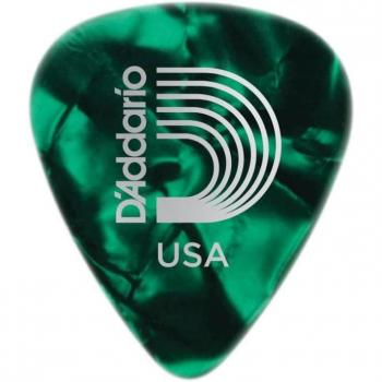 Médiators 1CGP4-25 D’Addario Vert perle – Pack 25 – Taille moyenne