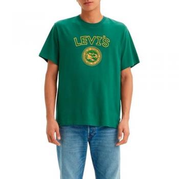 Levi's Short Sleeve T-Shirt Relaxed Fit Green XS