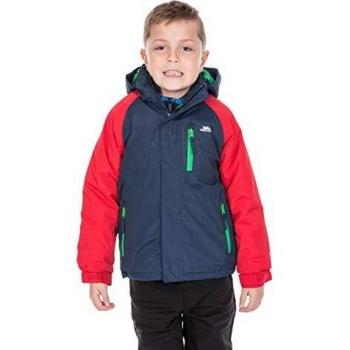 Navy Trespass Lomont Kindermantel – 11/12 – Wärme & Wasserabdichtung, Abnehmbare Kapuze – 2–12 Jahre – Blau