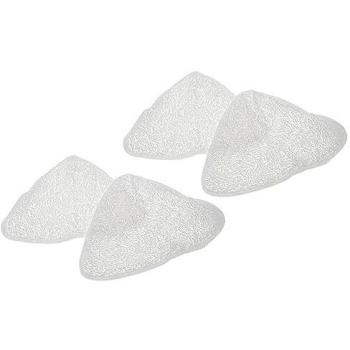 Vileda UltraClean Steam Pad Bundle – 4 Units, White Microfiber