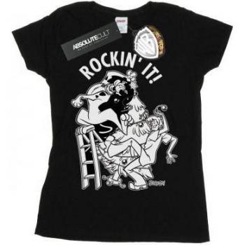 T-shirt en coton Scooby Doo Femme Rockin' It Gris