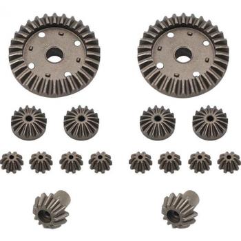 Piezas de Repuesto Engranajes de Metal 30T 24T 12T para Wltoys 12428 12429