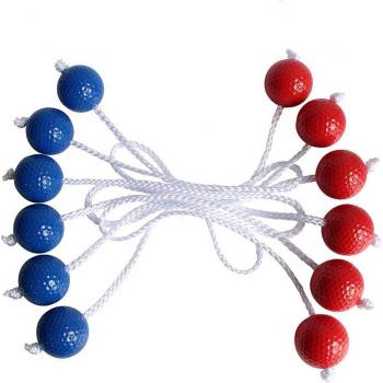 Training Aid: 6‑Piece Outdoor Golf Ladder Balls