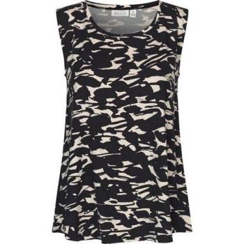 Masai Women's L Black Sleeveless Tee – Fine Print Design