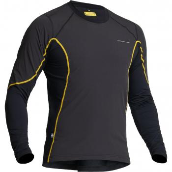 Camicia a maniche lunghe Lindstrands Dry Wind Nero Giallo XS