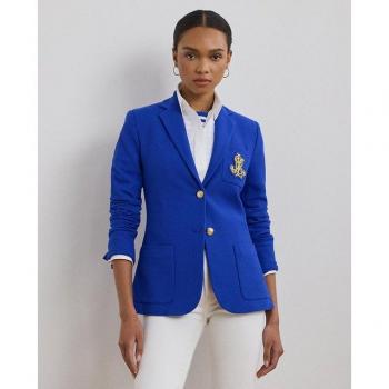 Vêtement blazer Lauren à insignia bleu Crest