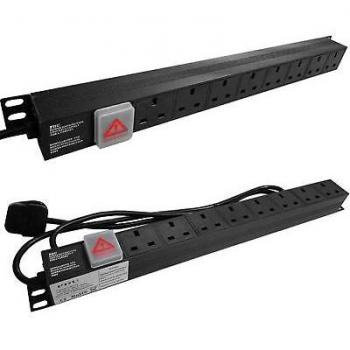 Dynamode 8 Way Vertical PDU with 1.8M Cable