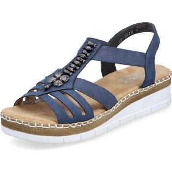 Rieker Sommer Sandalette mit Keilabsatz
