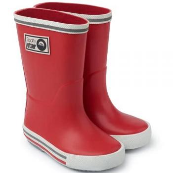 Spotty Otter Red Rubber Forest Ranger Wellies for Kids